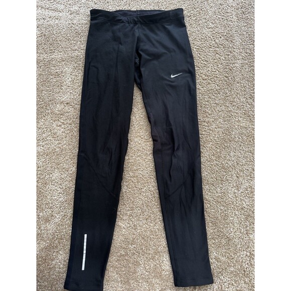 Nike Dri-FIT Women’s Stay Warm Running Tights Black Size XS Thermal Athletic Leg - Picture 1 of 9